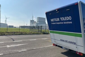 Verticale visverpakker van Velteko