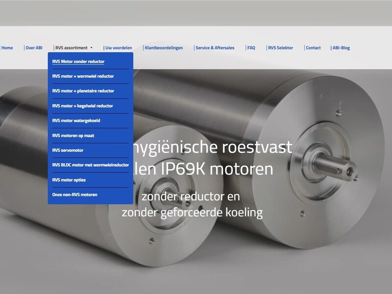 WEBSITE ABI IN TEKEN VAN RVS-AANDRIJVINGEN